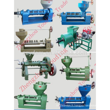 sunflower oil pressing machine 6YL-165 with electric motor or diesel engine (Screw oil press machine )